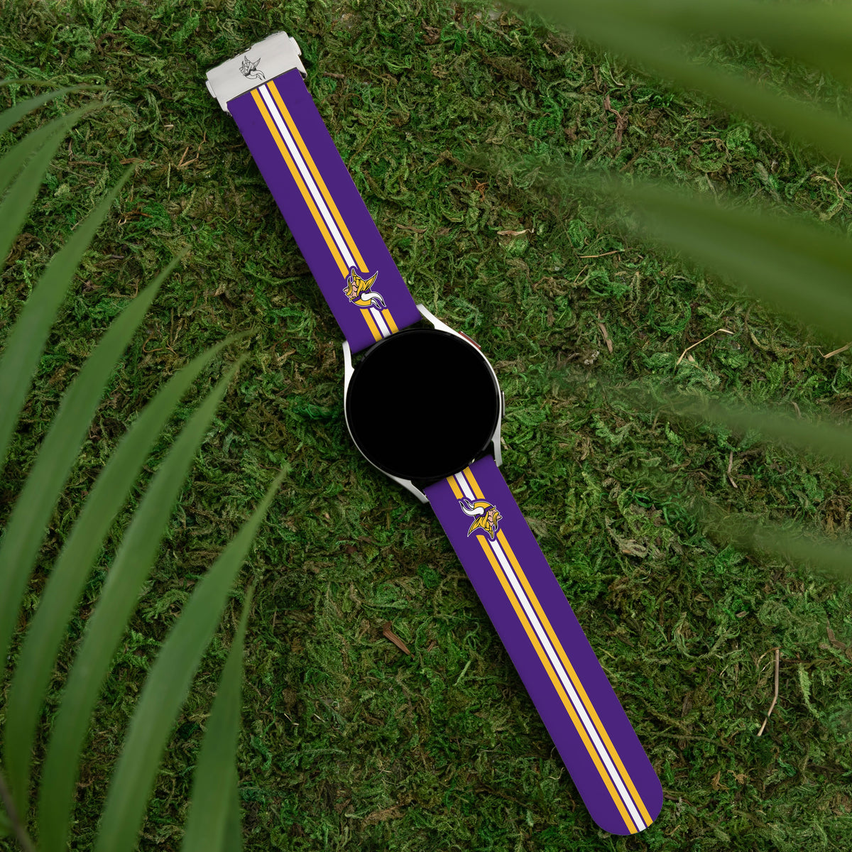 Game Time Minnesota Vikings Signature Series Quick Change Watch Band With Engraved Buckle