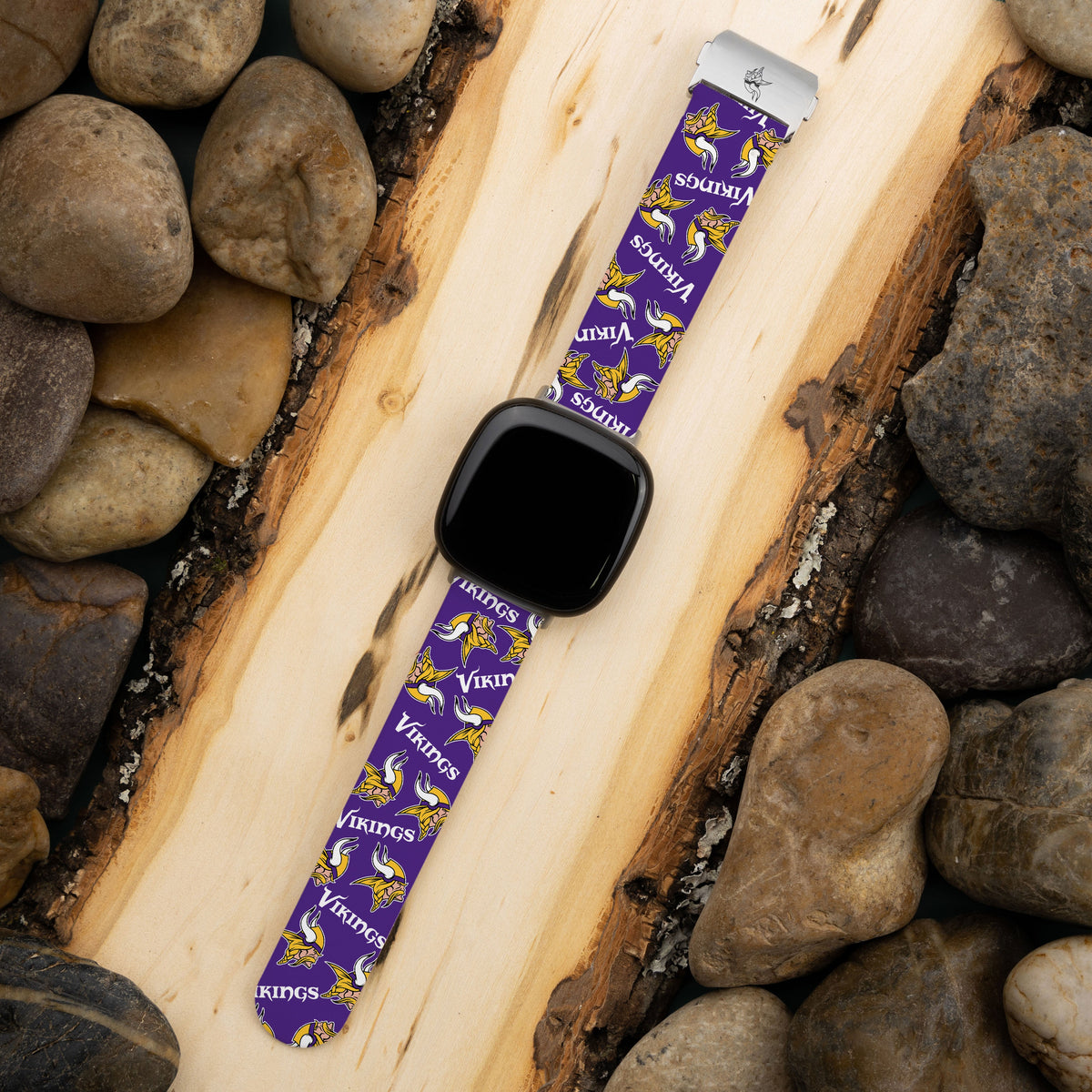 Minnesota Vikings Signature Series Fitbit Versa 3 &amp; Sense 1 Watch Band