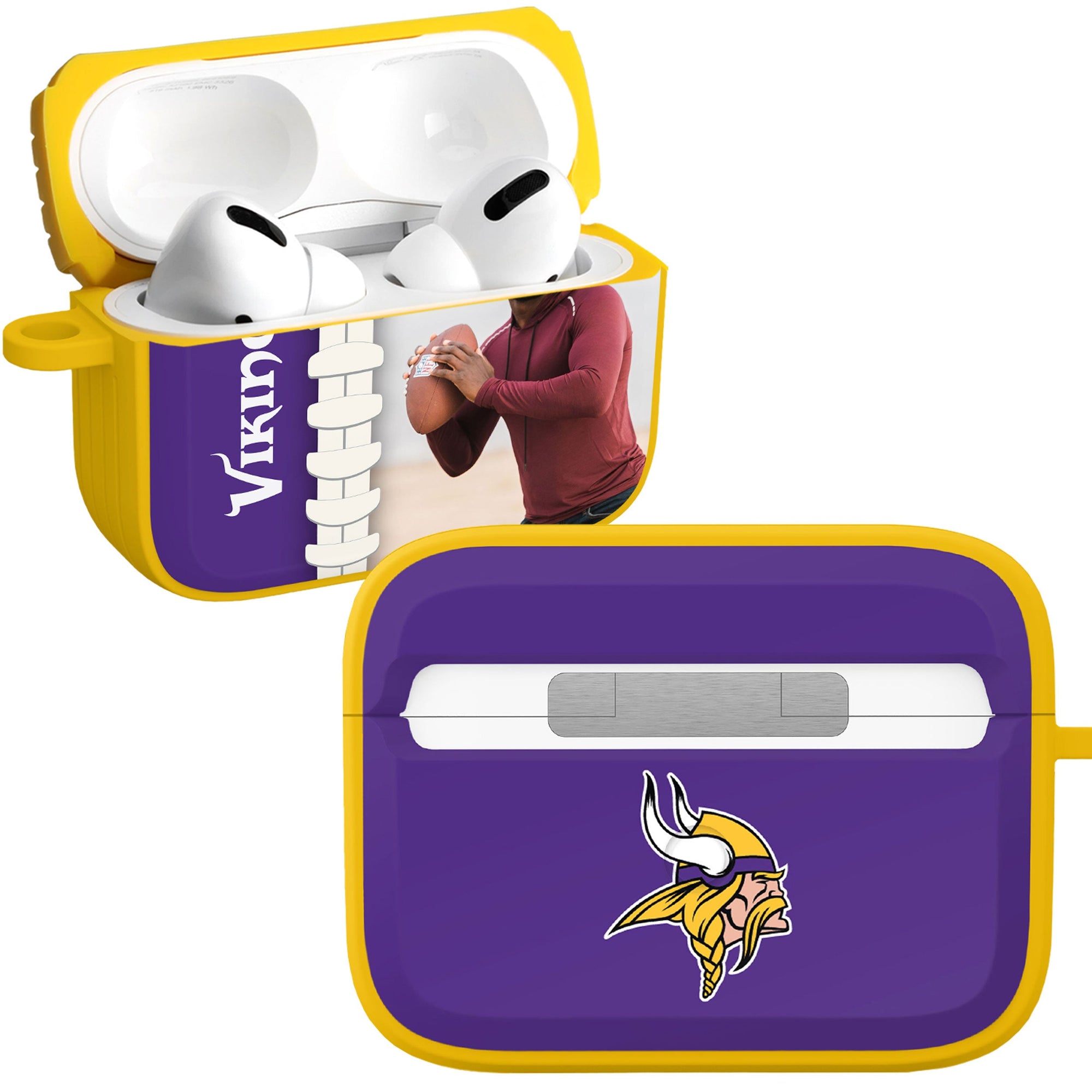 Minnesota Vikings Custom Photo HDX Apple AirPods Pro 1 & 2 Case Cover