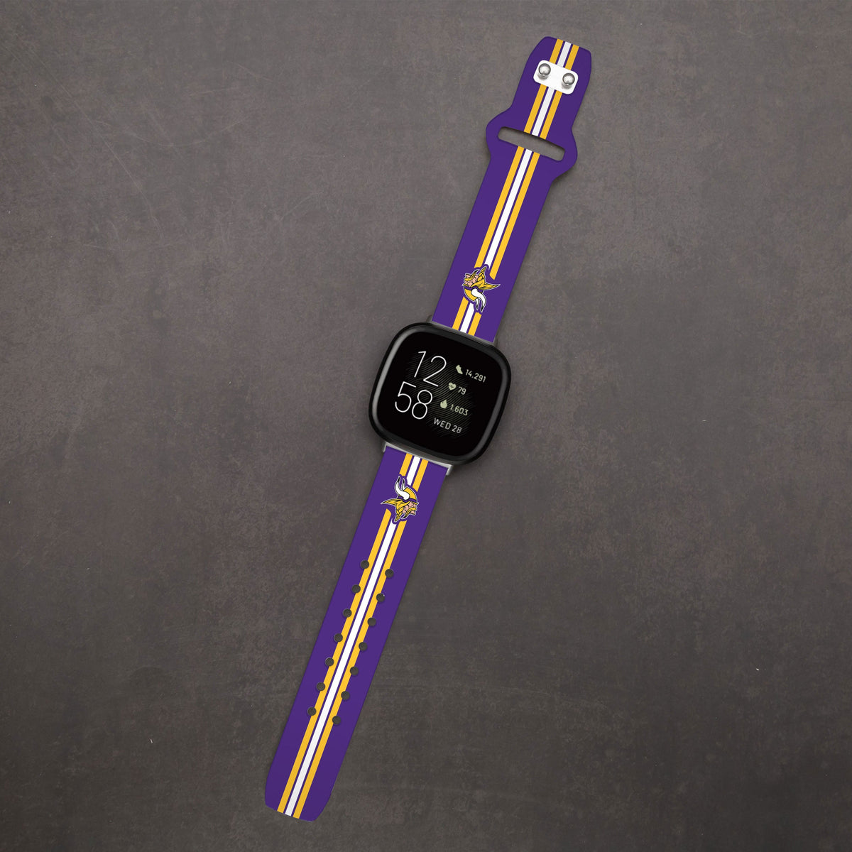 Minnesota Vikings HD Fitbit Versa 3 and Sense 1 Watch Band