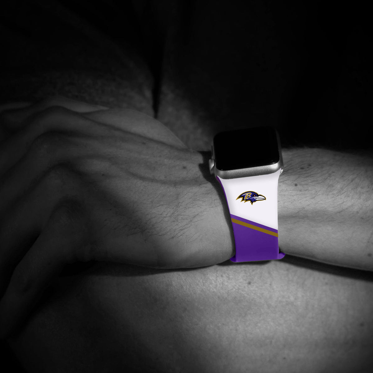 Baltimore Ravens HD Champion Series Apple Watch Band