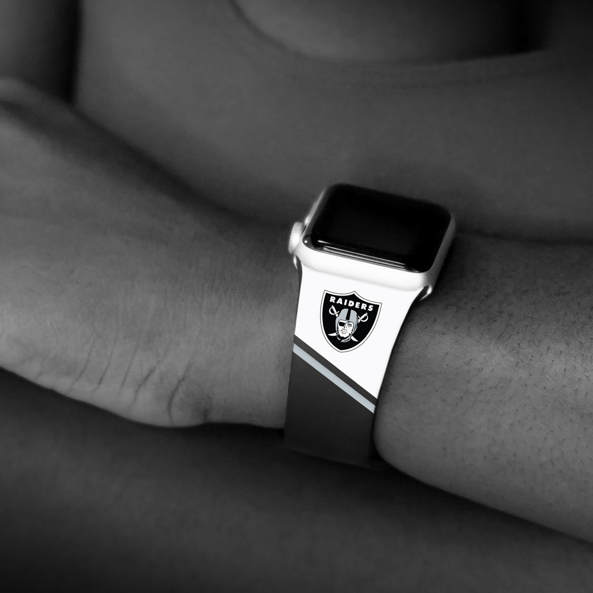 Las Vegas Raiders HD Champion Series Apple Watch Band