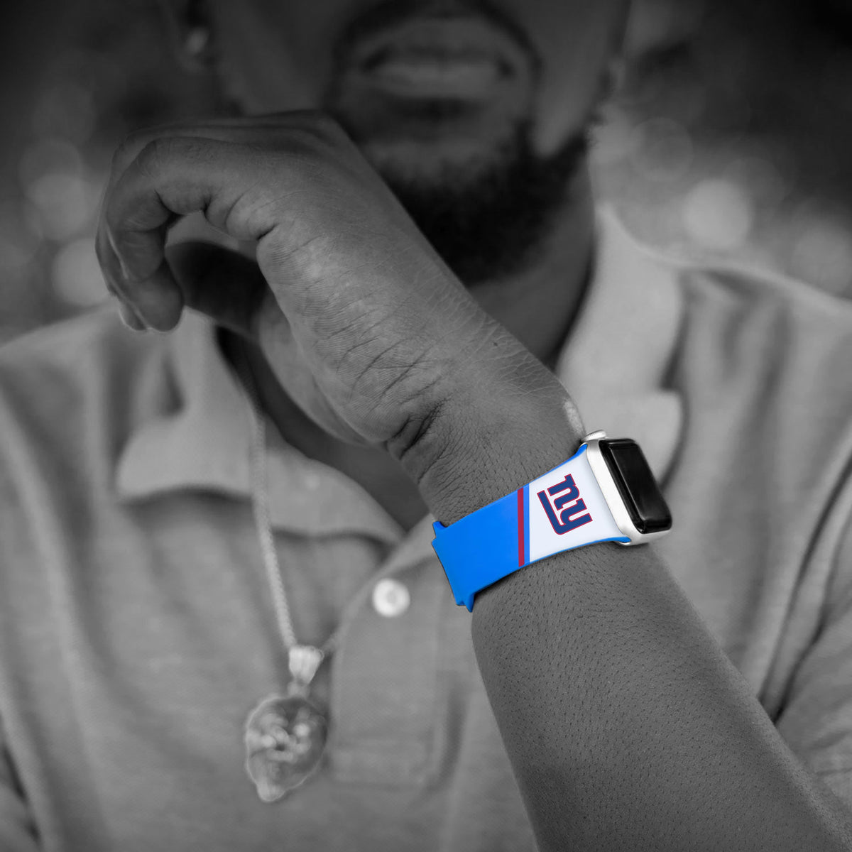 New York Giants HD Champion Series Apple Watch Band