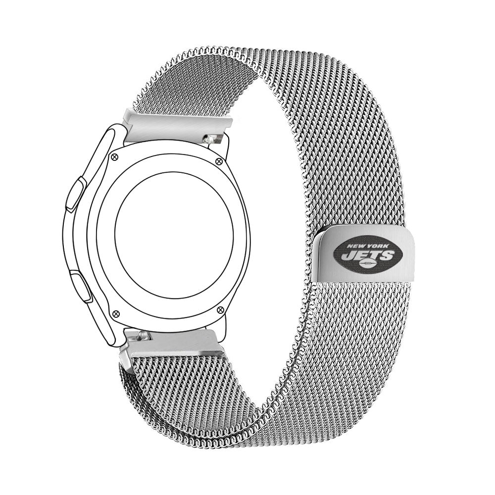 New York Jets Quick Change Stainless Steel Watch Band - Game Time Bands