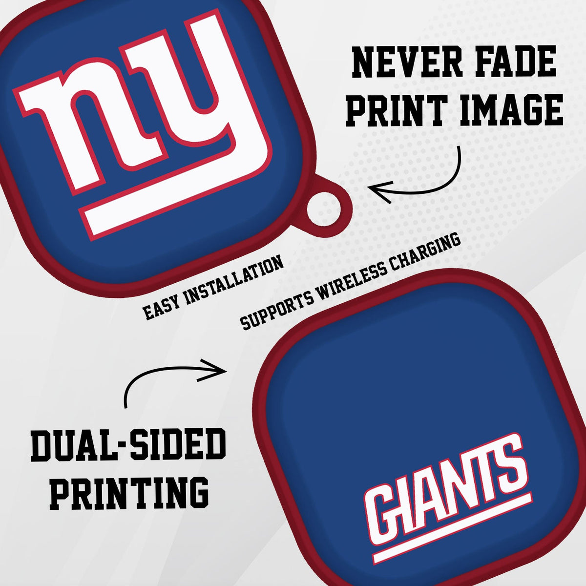 New York Giants HDX Samsung Galaxy Buds Pro &amp; Buds Live Case Cover