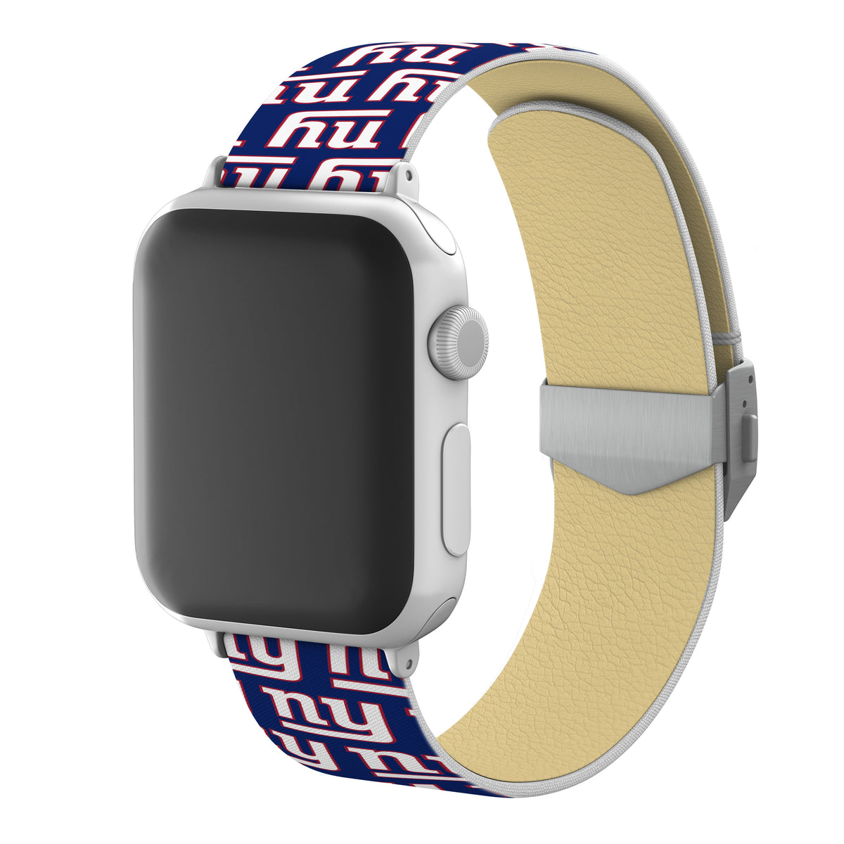 New York Giants Full Print Watch Band With Engraved Buckle - AffinityBands