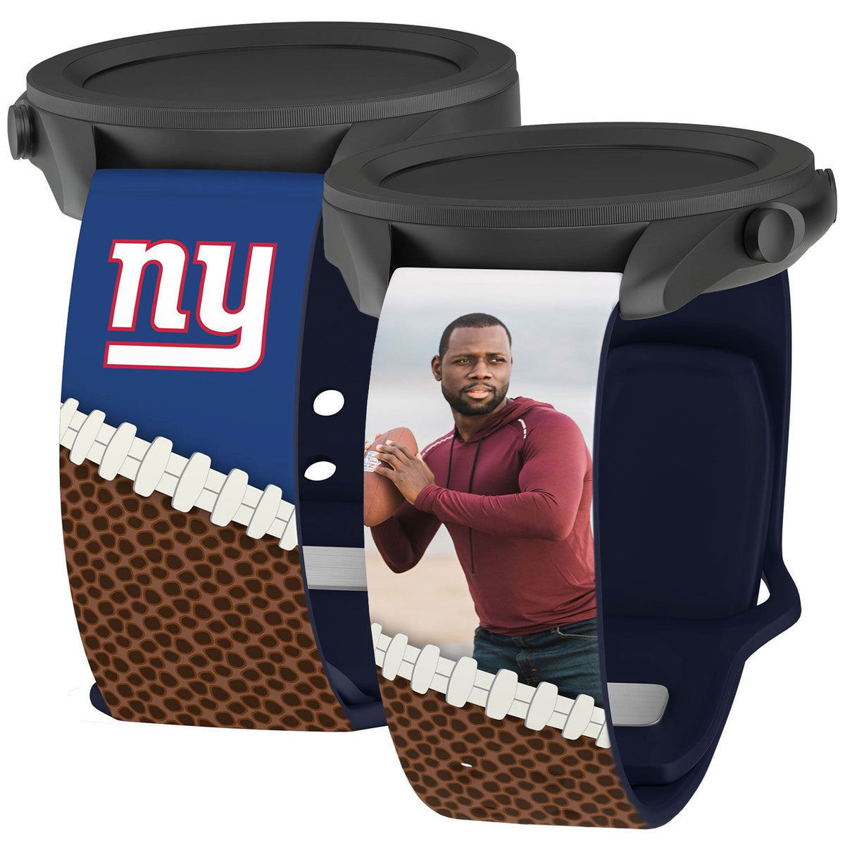 New York Giants Custom Photo HD Samsung Galaxy Watch Band