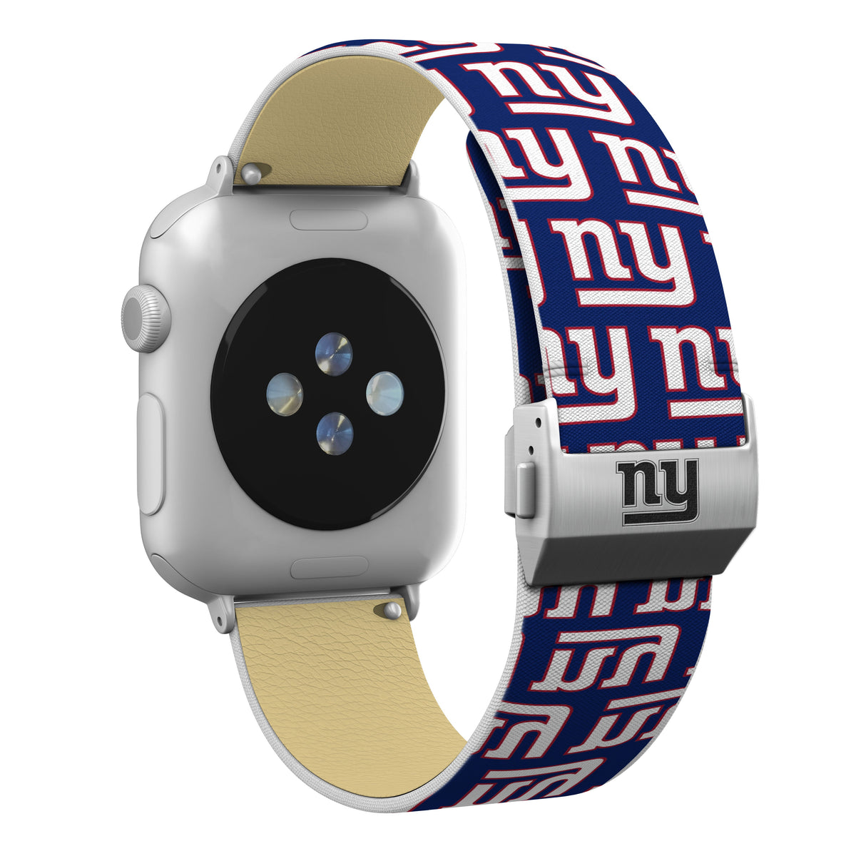 New York Giants Full Print Watch Band With Engraved Buckle - AffinityBands
