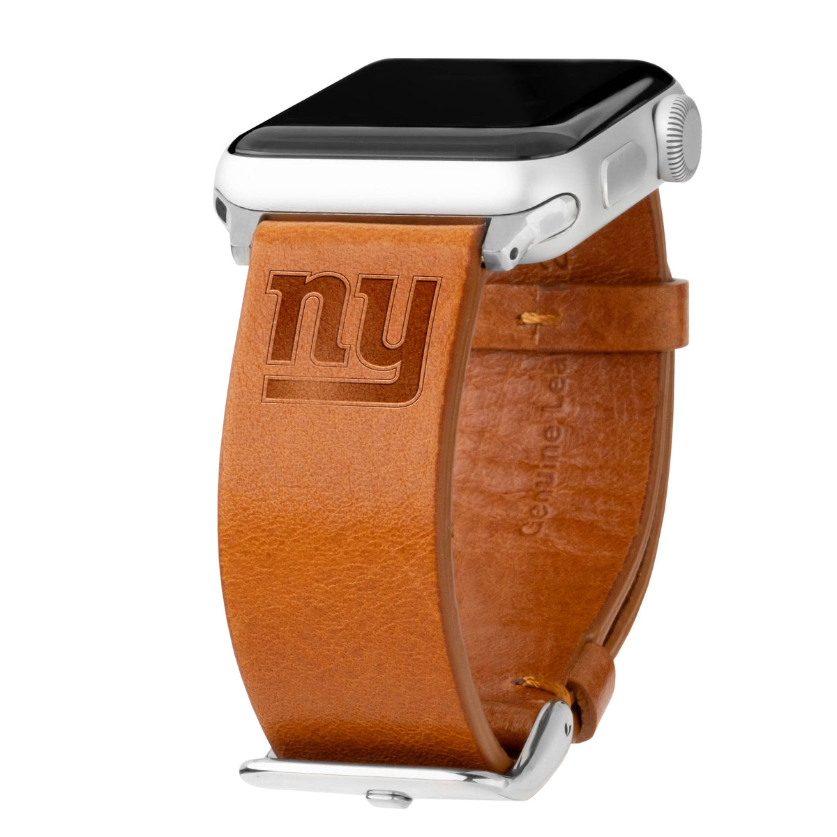 Game Time New York Giants Leather Apple Watch Band