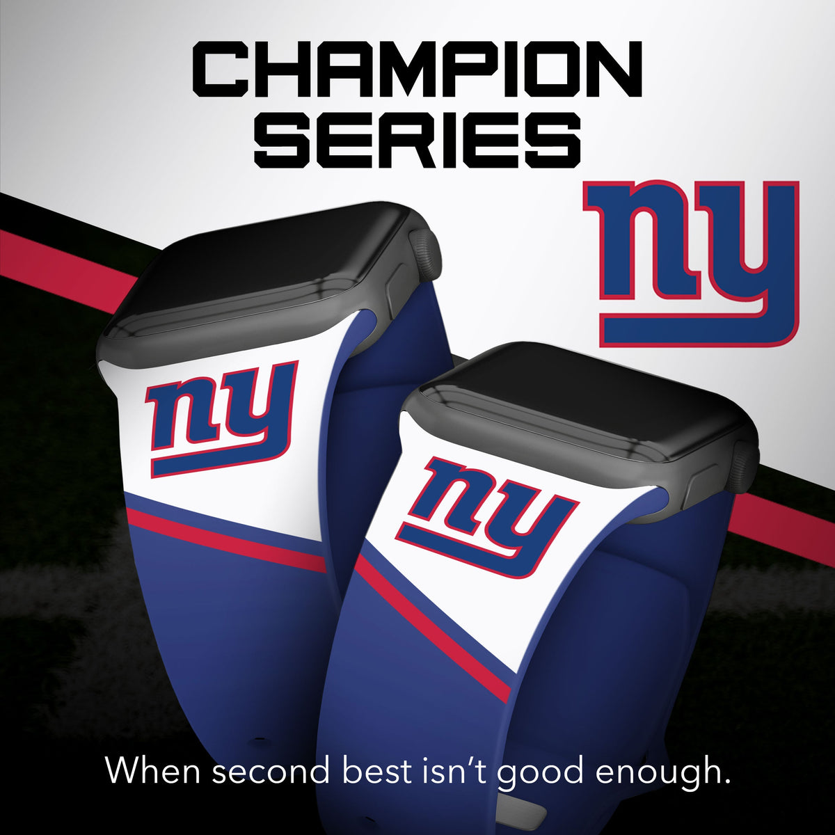 New York Giants HD Champion Series Apple Watch Band