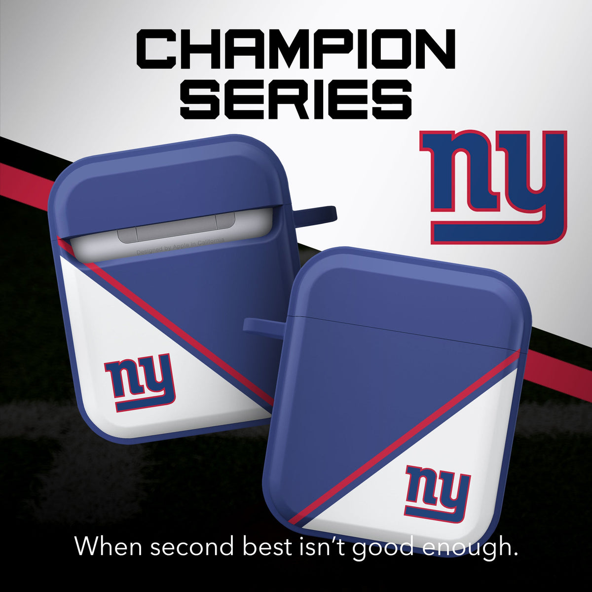 New York Giants HDX Champion Series Apple AirPods Gen 1 &amp; 2 Case Cover