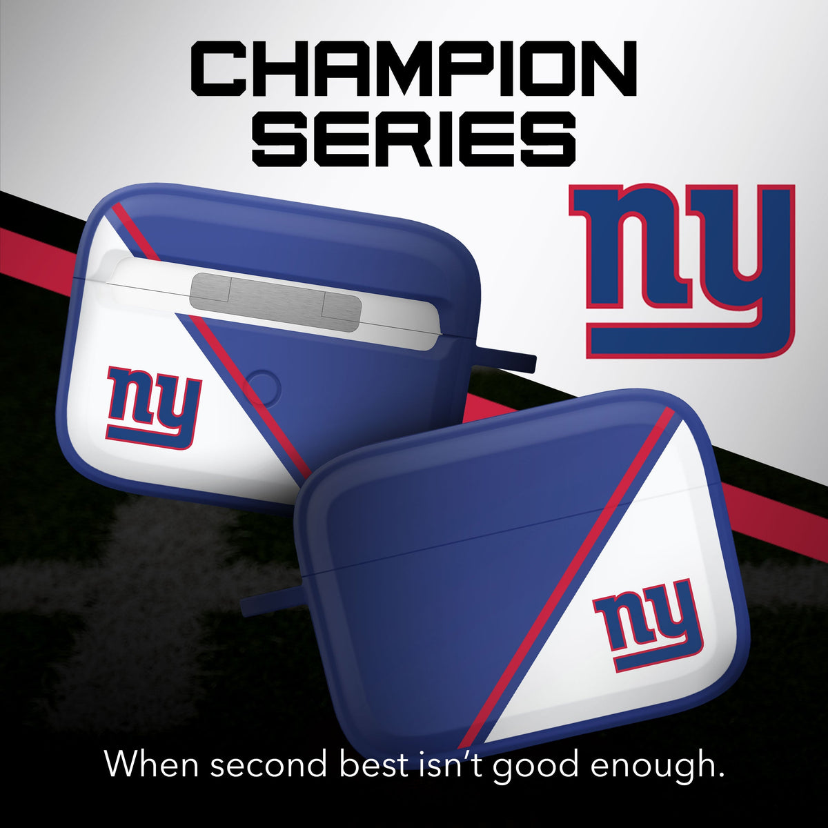 New York Giants HDX Champion Series Case Cover Compatible with Apple AirPods Pro 1 &amp; 2
