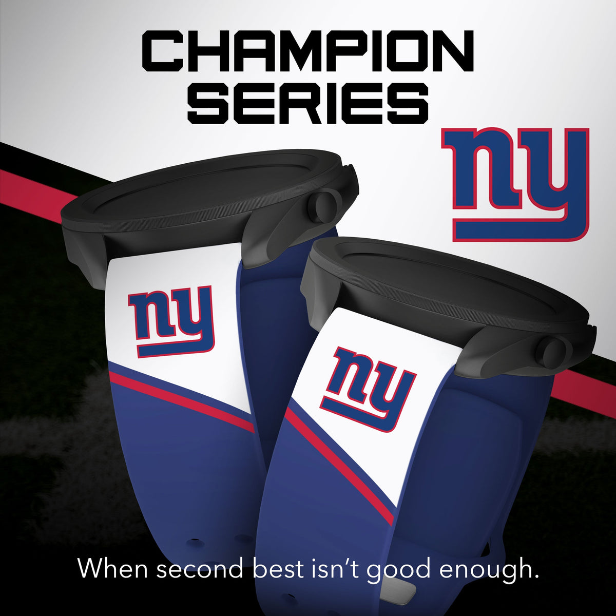 New York Giants HD Champion Series Samsung Galaxy Watch Band