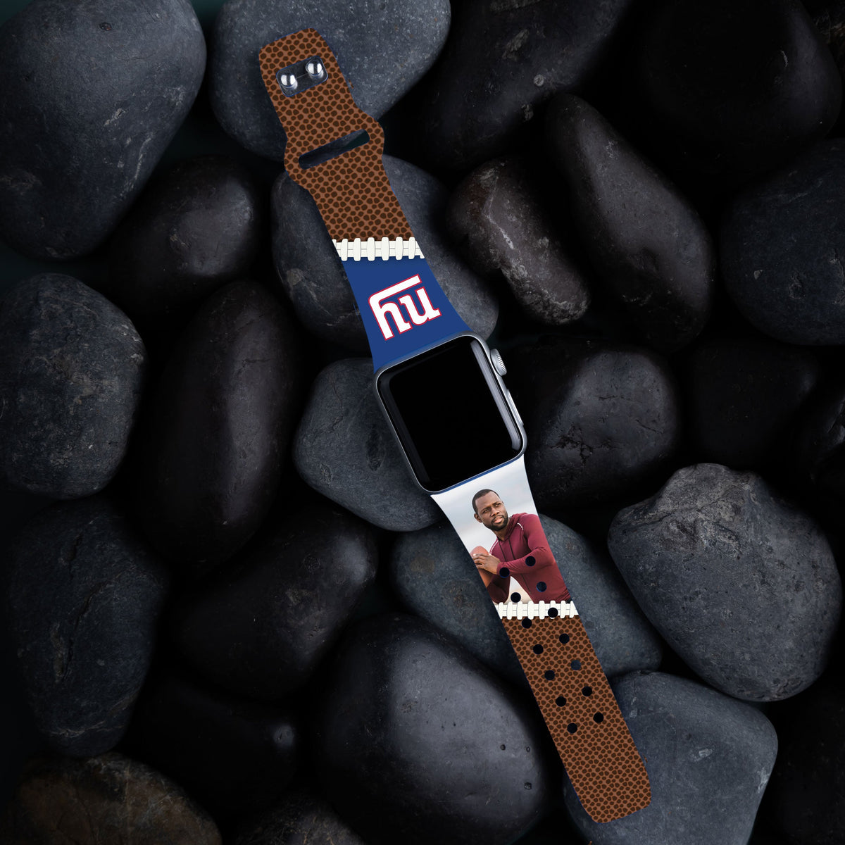 New York Giants Custom Photo HD Apple Watch Band