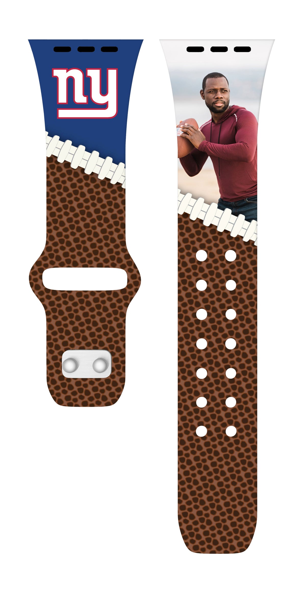 New York Giants Custom Photo HD Apple Watch Band