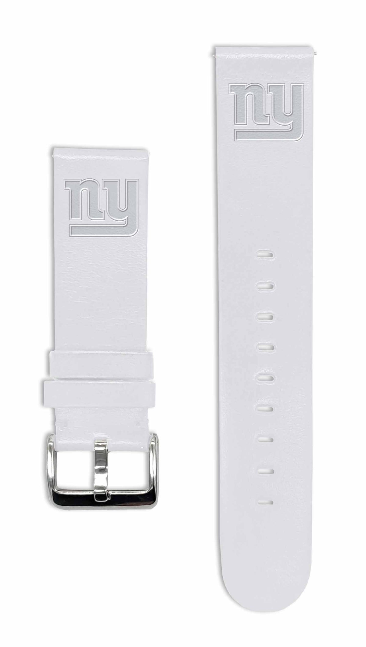 New York Giants Quick Change Leather Watch Band - USA Sewn - AffinityBands