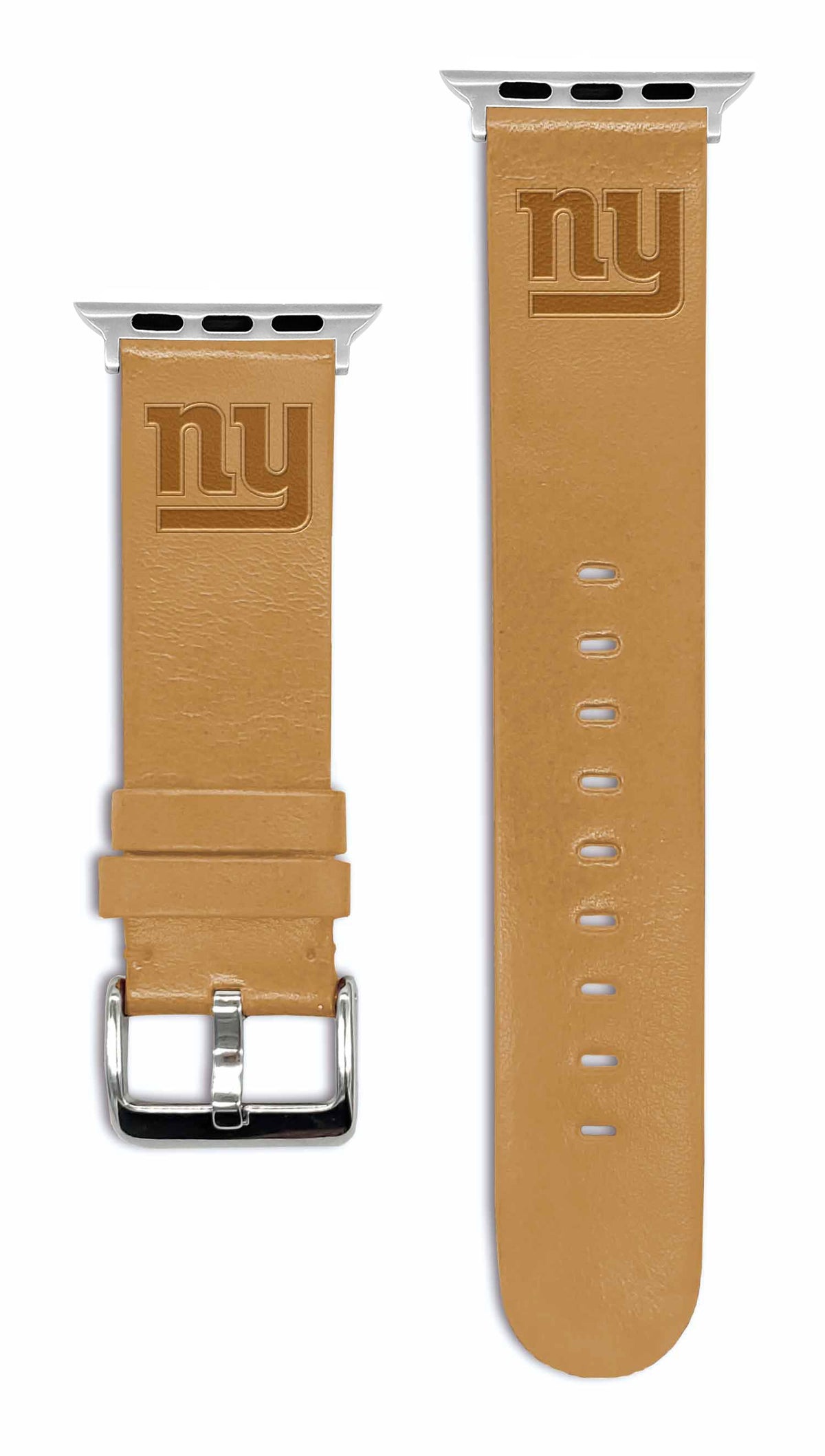 Game Time New York Giants Apple Leather Watch Band - USA Sewn