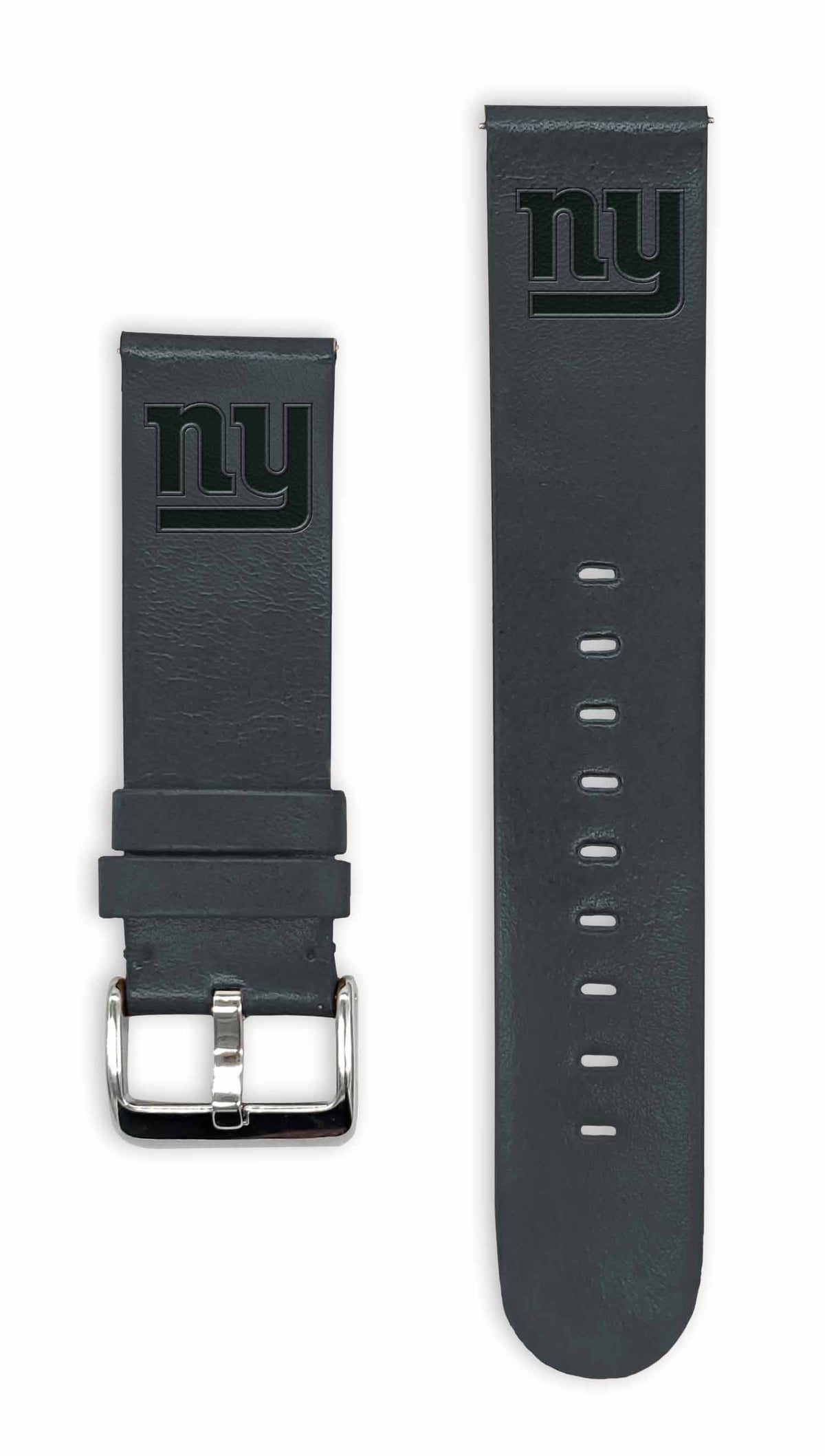 New York Giants Quick Change Leather Watch Band - USA Sewn - AffinityBands