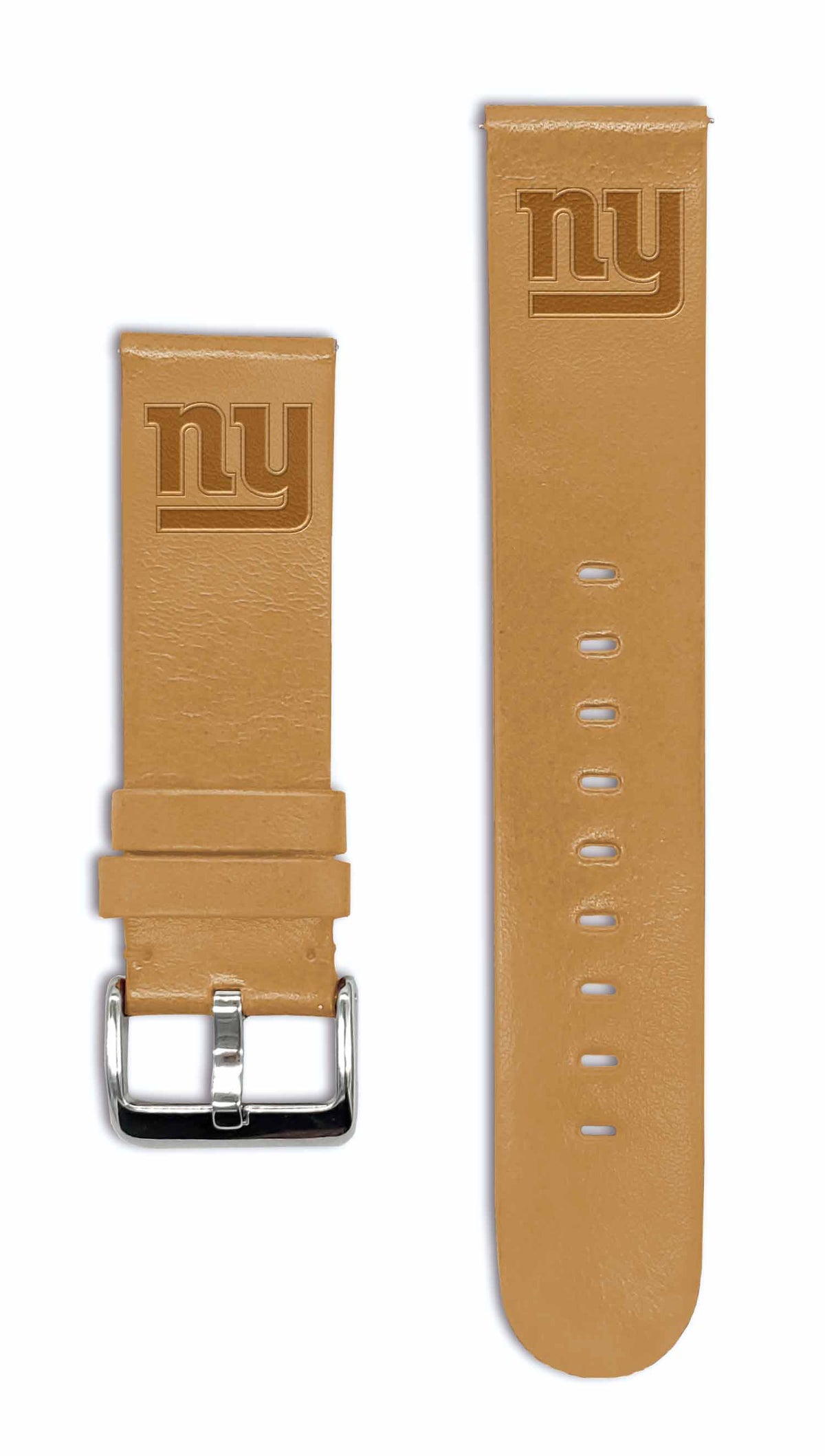 New York Giants Quick Change Leather Watch Band - USA Sewn - AffinityBands
