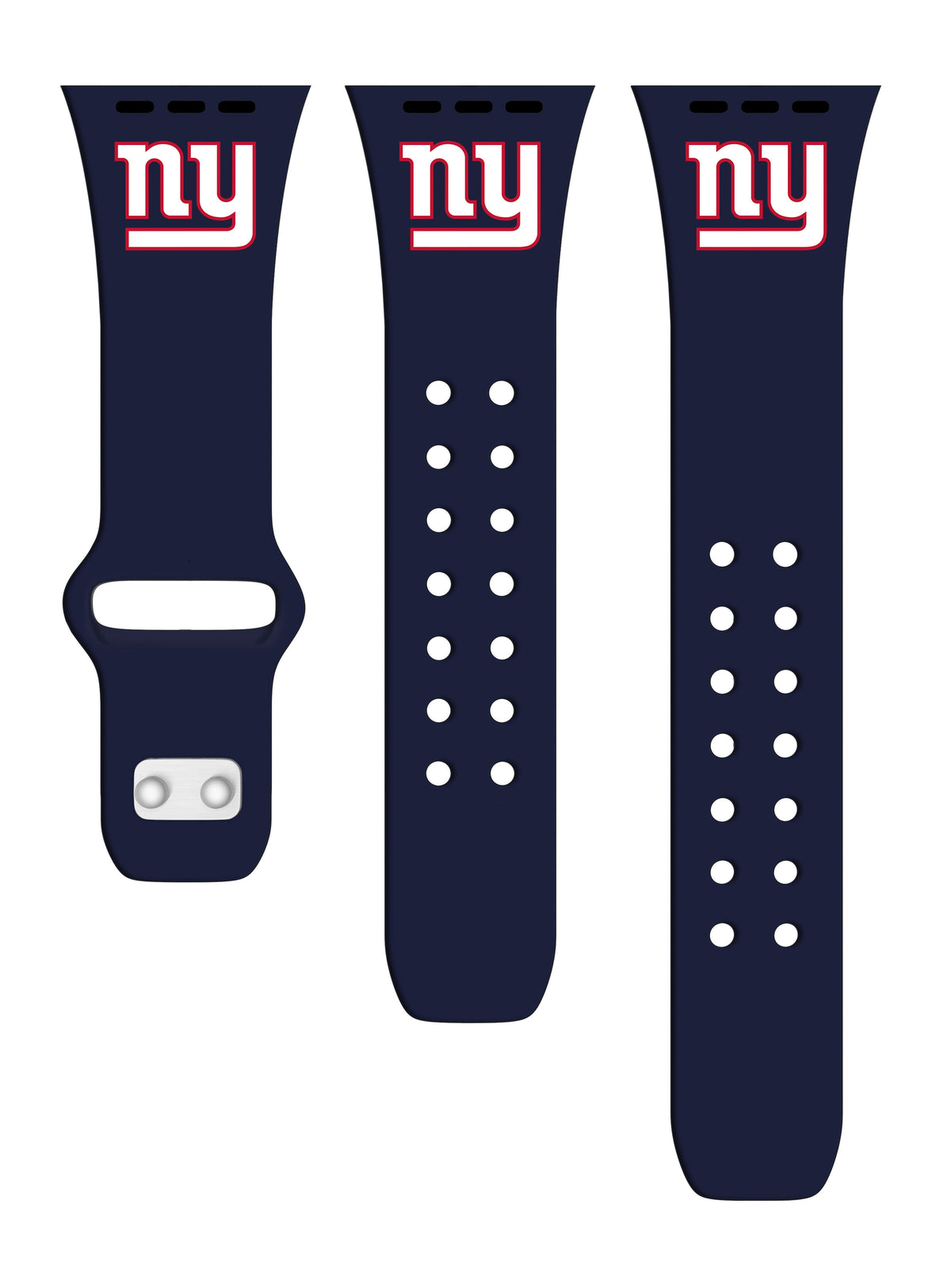 New York Giants Silicone Apple Watch Band - Game Time