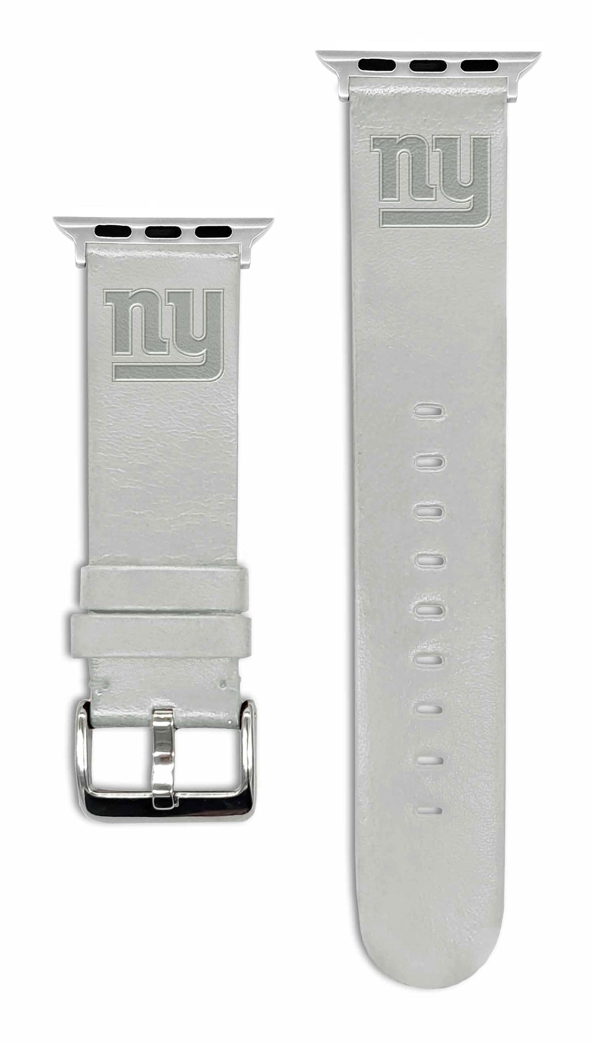 Game Time New York Giants Apple Leather Watch Band - USA Sewn