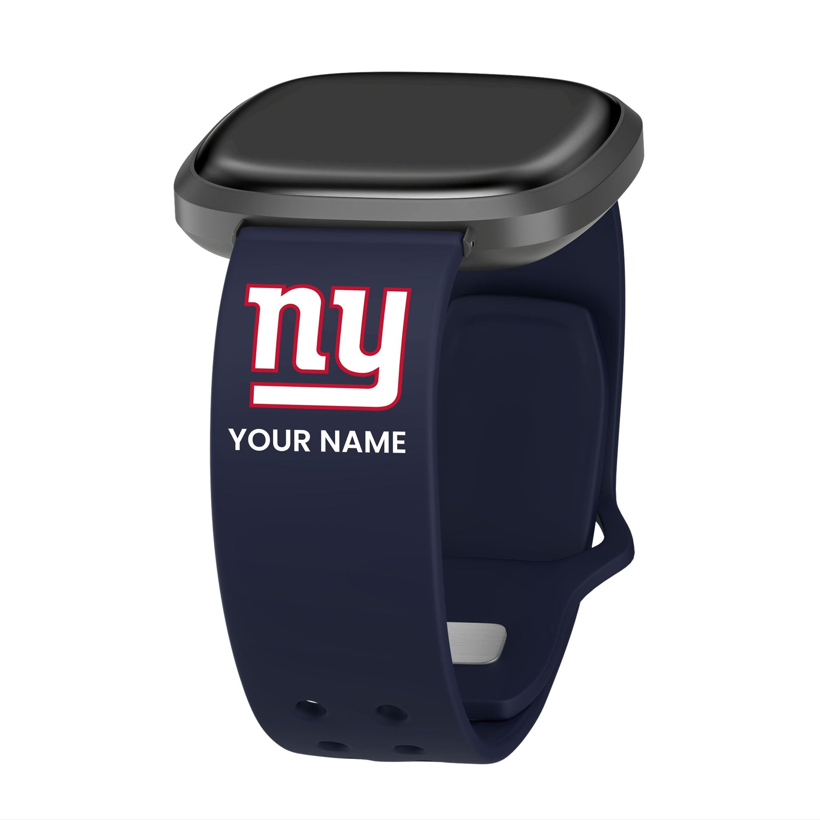 GAME TIME New York Giants Custom Name HD Fitbit Versa 3 & Sense 1 Watch Band
