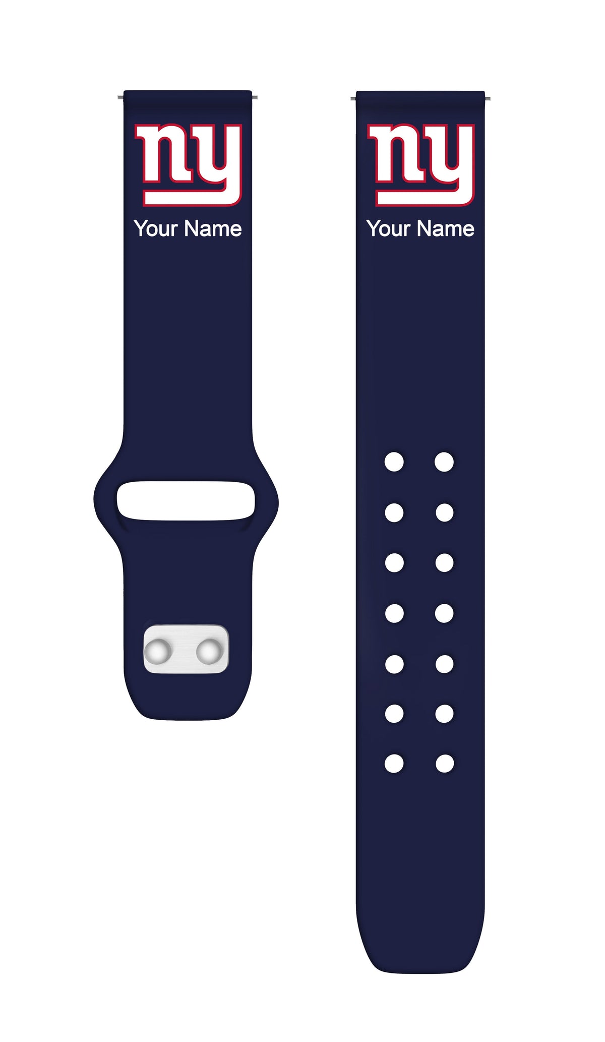 GAME TIME New York Giants Custom Name HD Quick Change Watch Band
