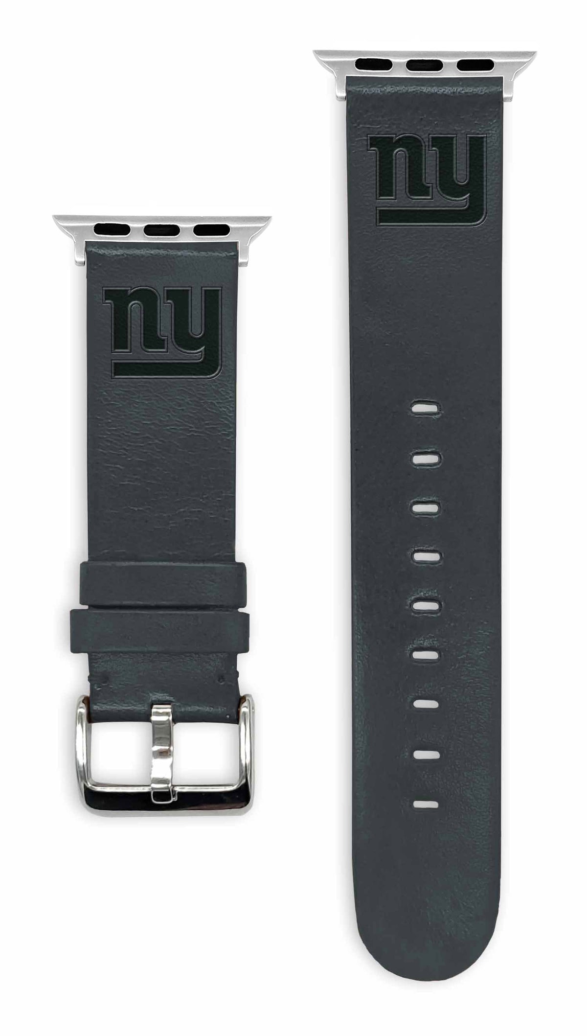 Game Time New York Giants Apple Leather Watch Band - USA Sewn