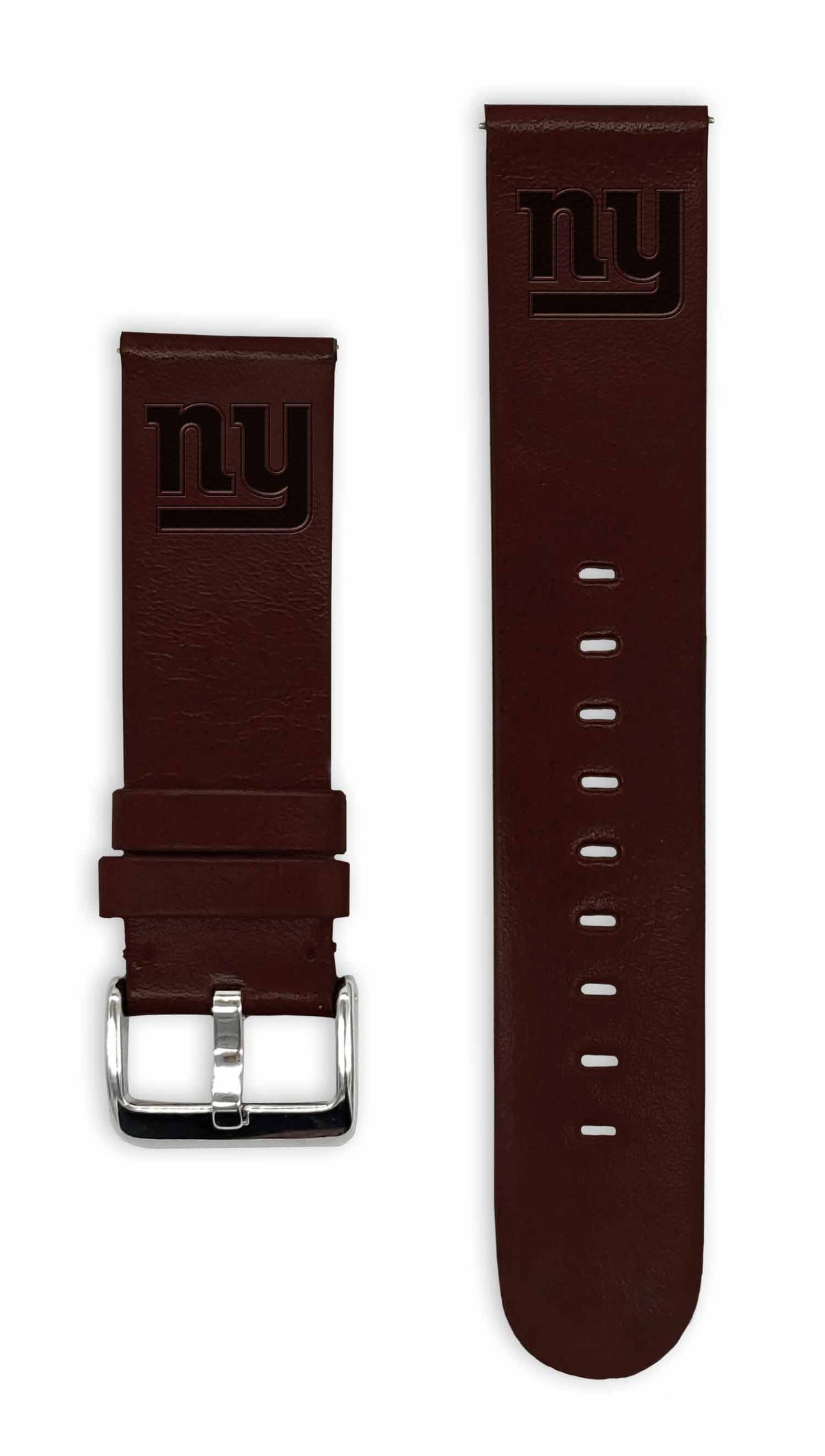 New York Giants Quick Change Leather Watch Band - USA Sewn - AffinityBands