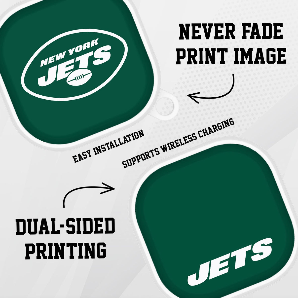 New York Jets HDX Samsung Galaxy Buds Pro Case Cover