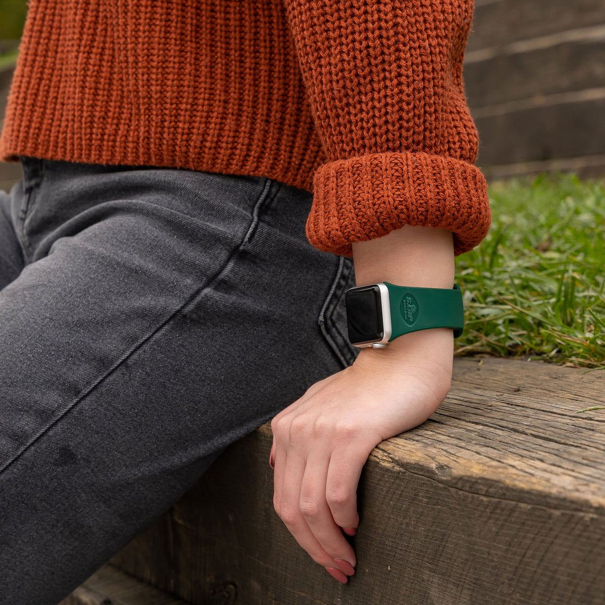 Game Time New York Jets Engraved Apple Watch Band