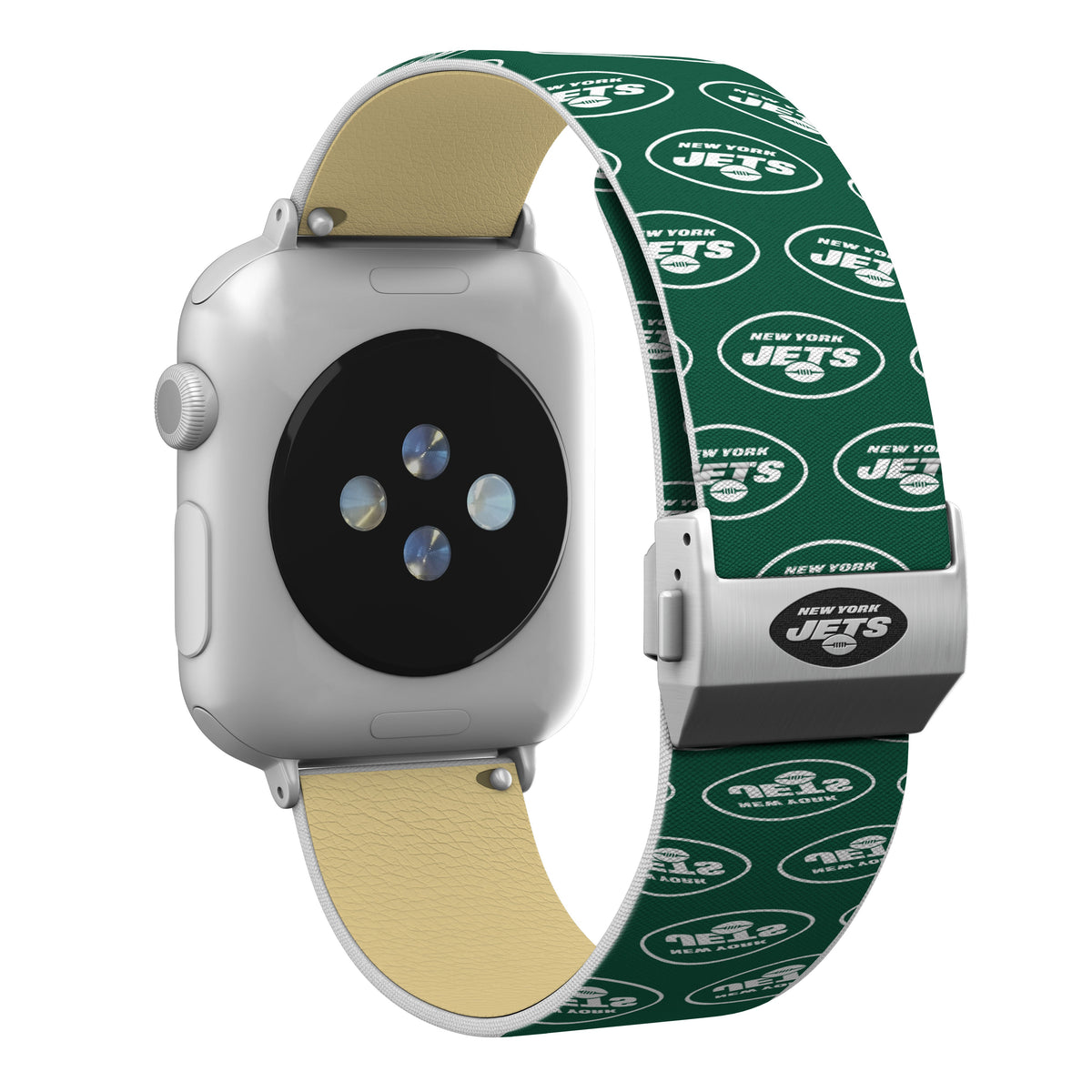 New York Jets Full Print Watch Band With Engraved Buckle - AffinityBands
