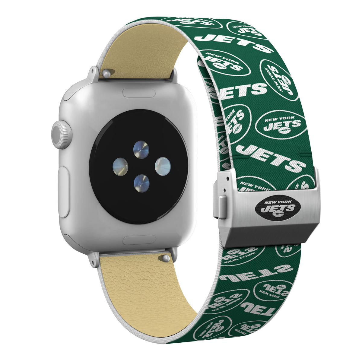 New York Jets Full Print Watch Band With Engraved Buckle - AffinityBands