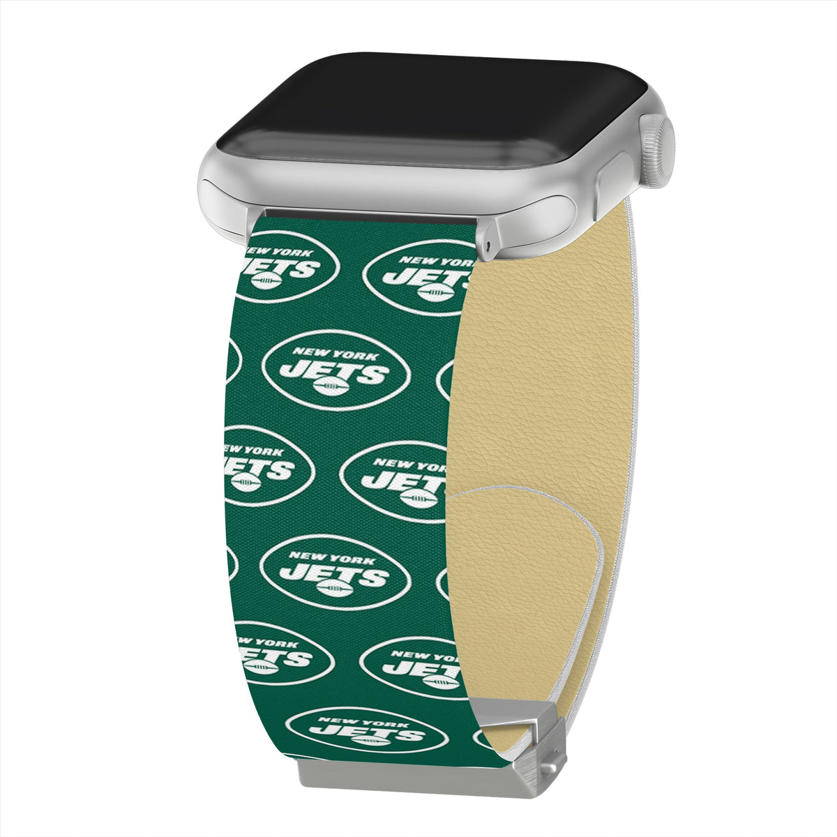 Game Time New York Jets Signature Series Apple Watch Band With Engraved Buckle