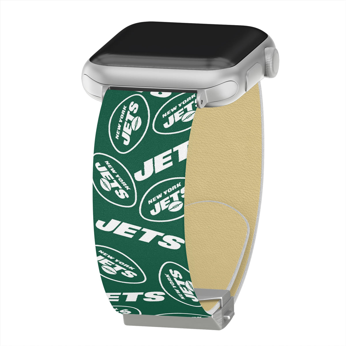 Game Time New York Jets Signature Series Apple Watch Band With Engraved Buckle