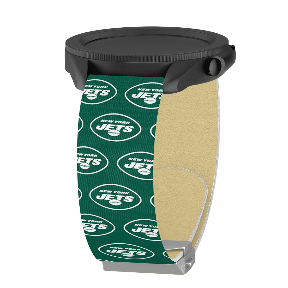 Game Time New York Jets Signature Series Quick Change Watch Band With Engraved Buckle