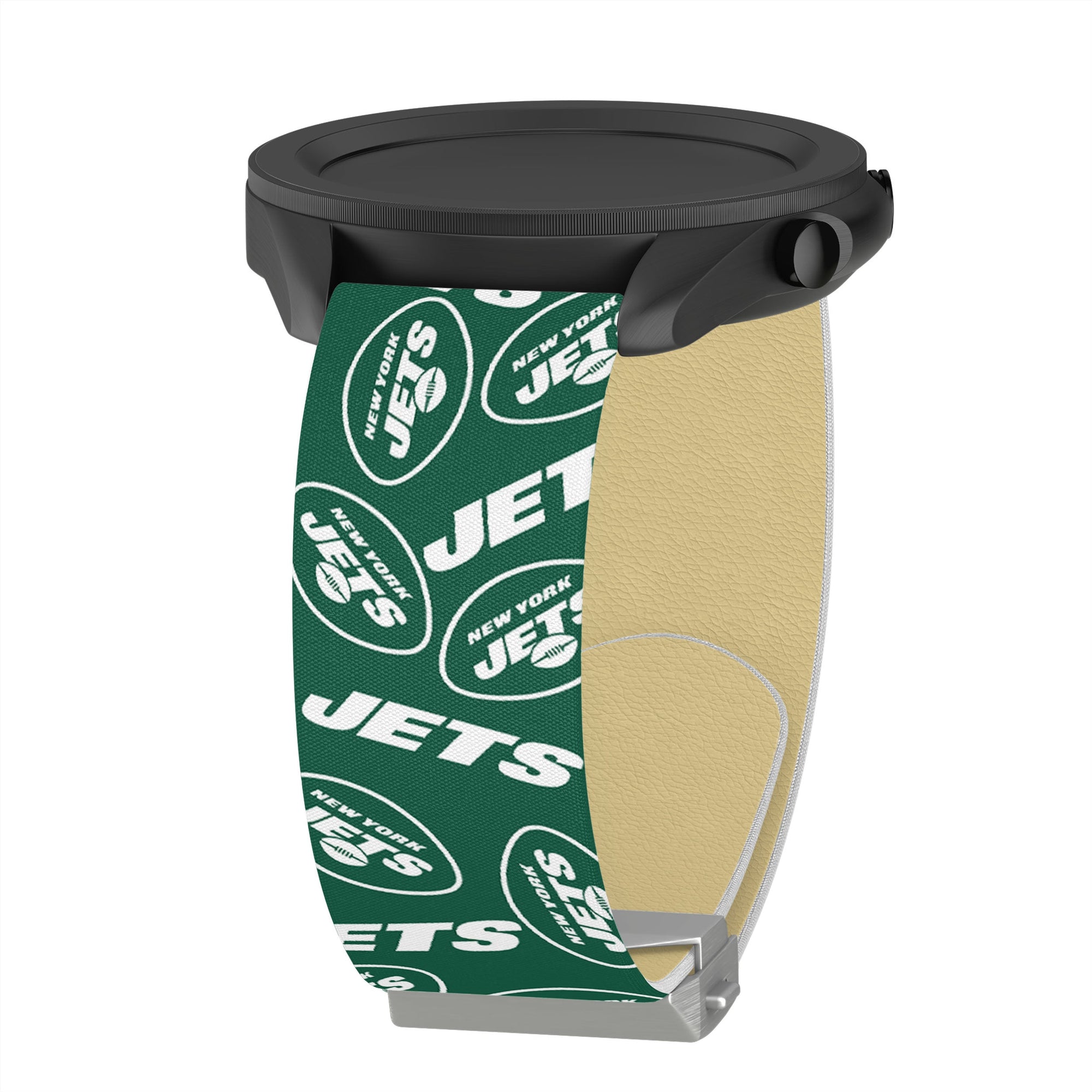 Game Time New York Jets Signature Series Quick Change Watch Band With Engraved Buckle