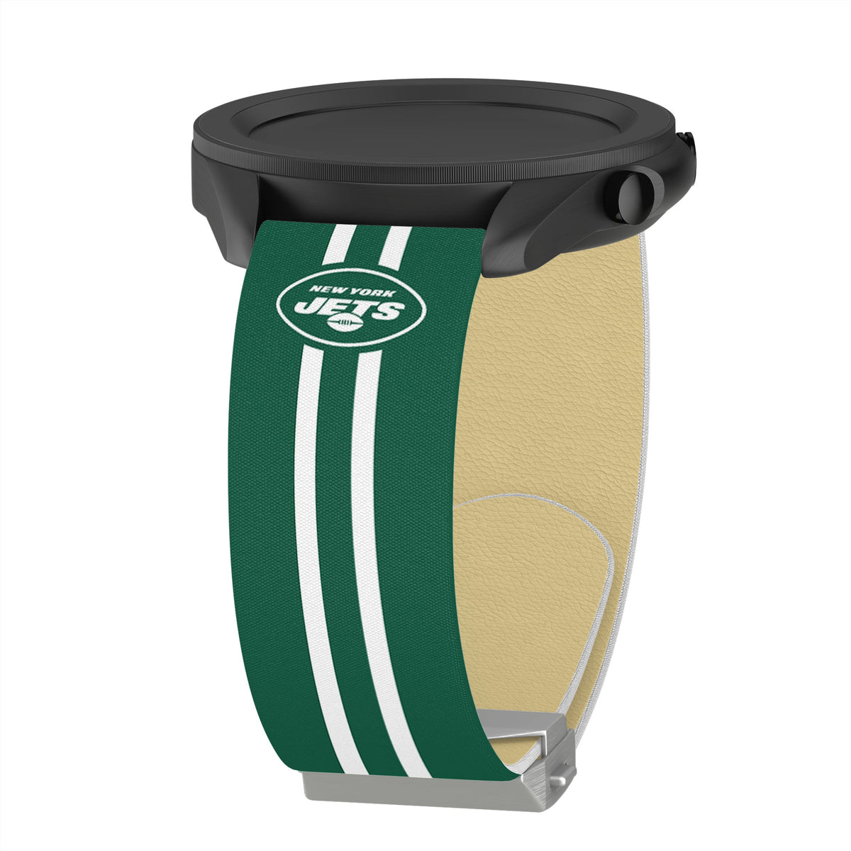 Game Time New York Jets Signature Series Quick Change Watch Band With Engraved Buckle