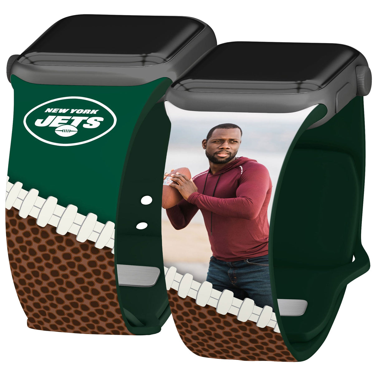 New York Jets Custom Photo HD Apple Watch Band