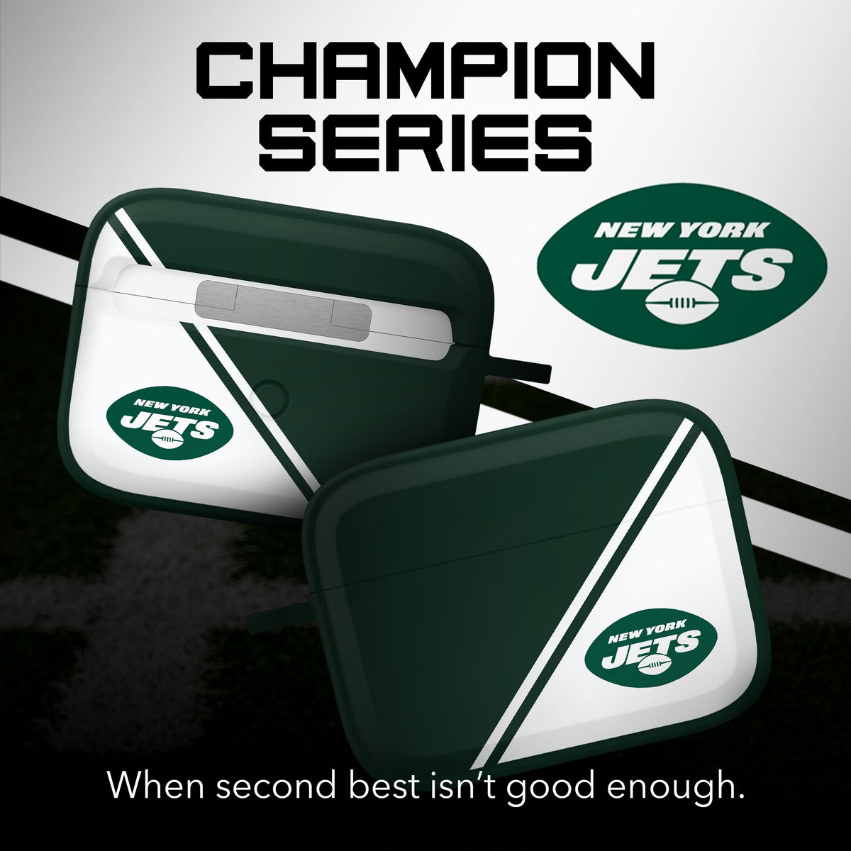 New York Jets HDX Champion Series Case Cover Compatible with Apple AirPods Pro