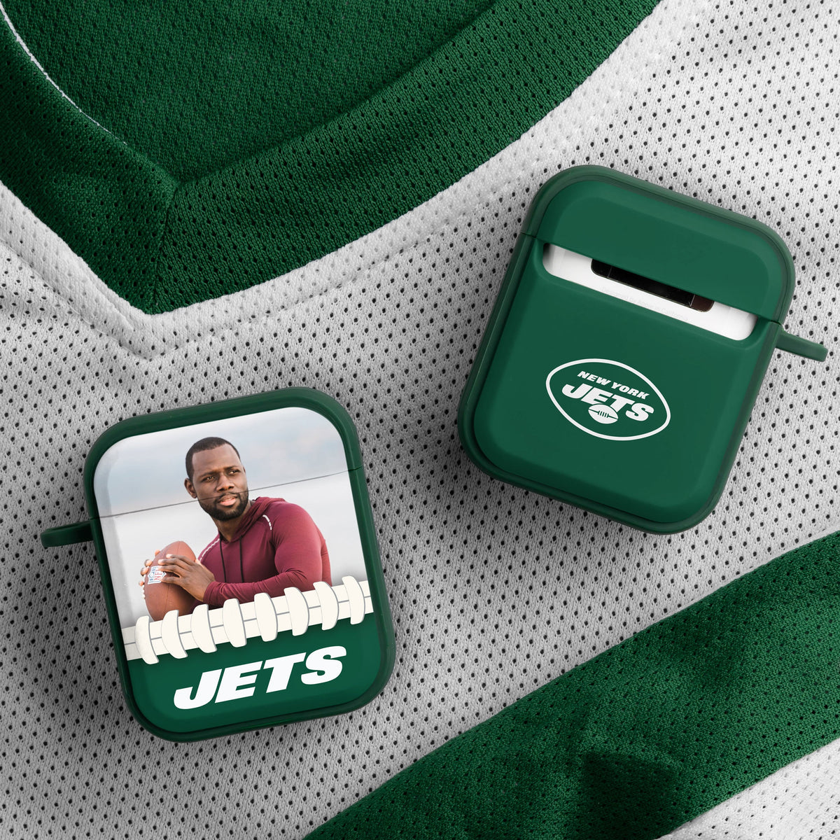 New York Jets Custom Photo HDX Apple AirPods Gen 1 &amp; 2 Case Cover