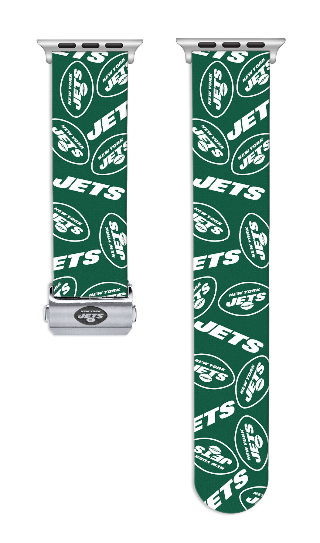 New York Jets Full Print Watch Band With Engraved Buckle - AffinityBands