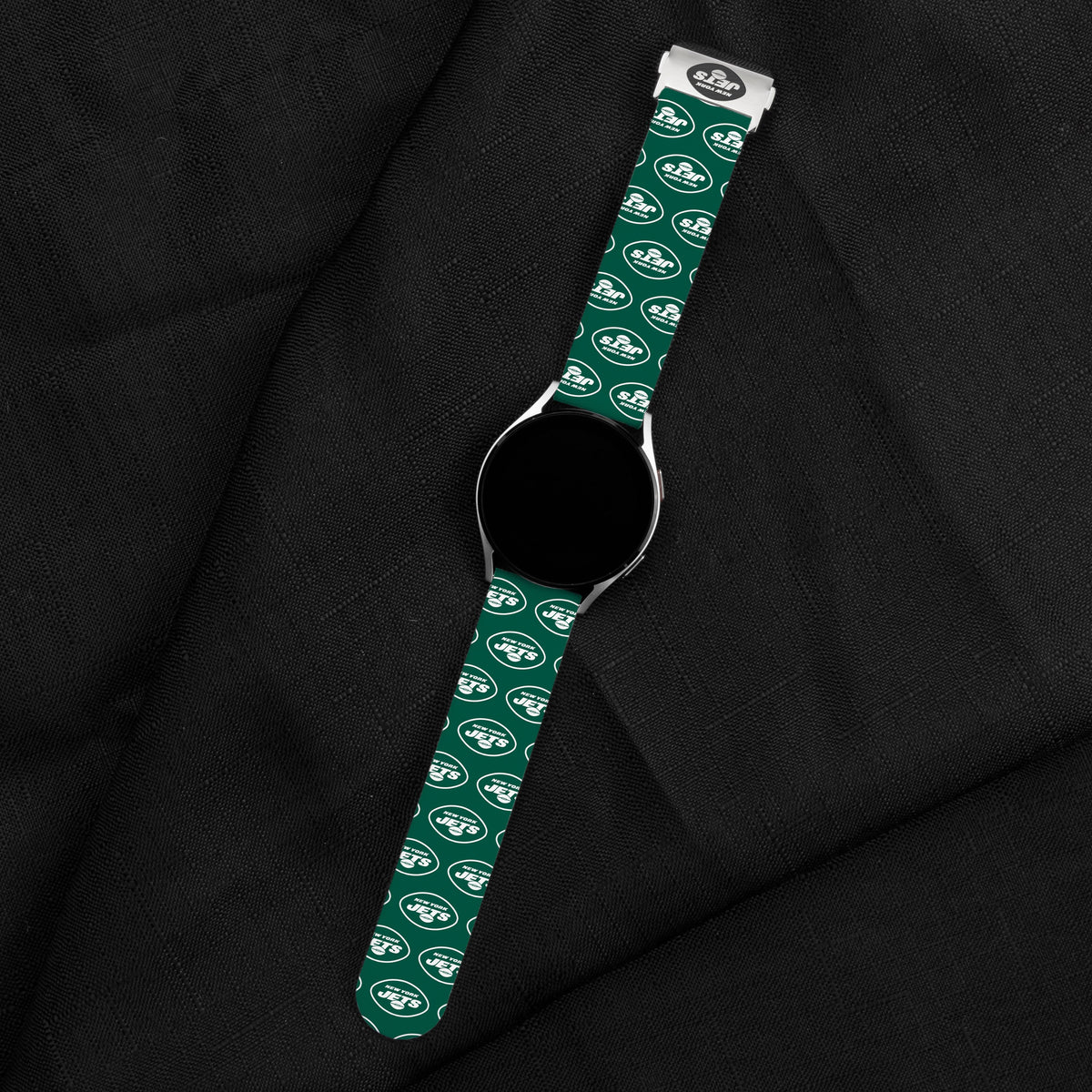 Game Time New York Jets Signature Series Quick Change Watch Band With Engraved Buckle