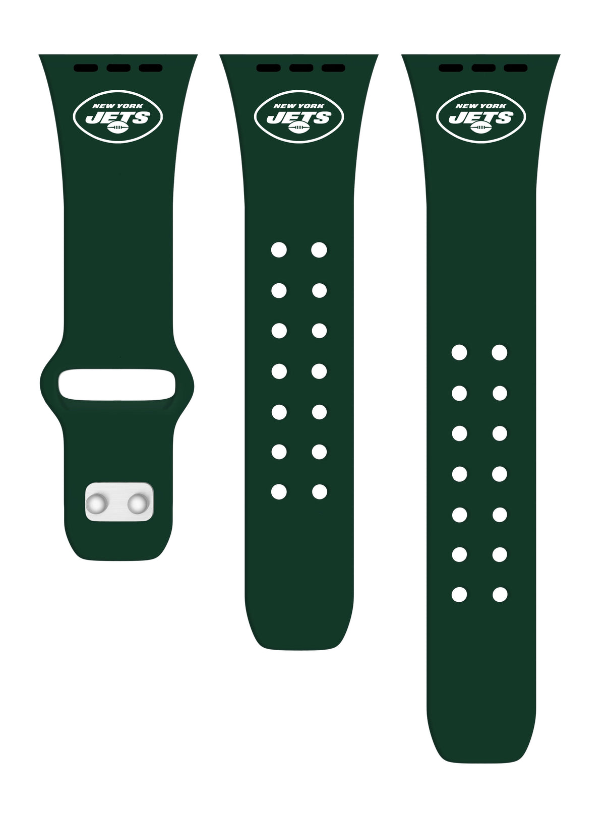 New York Jets Silicone Apple Watch Band - Game Time