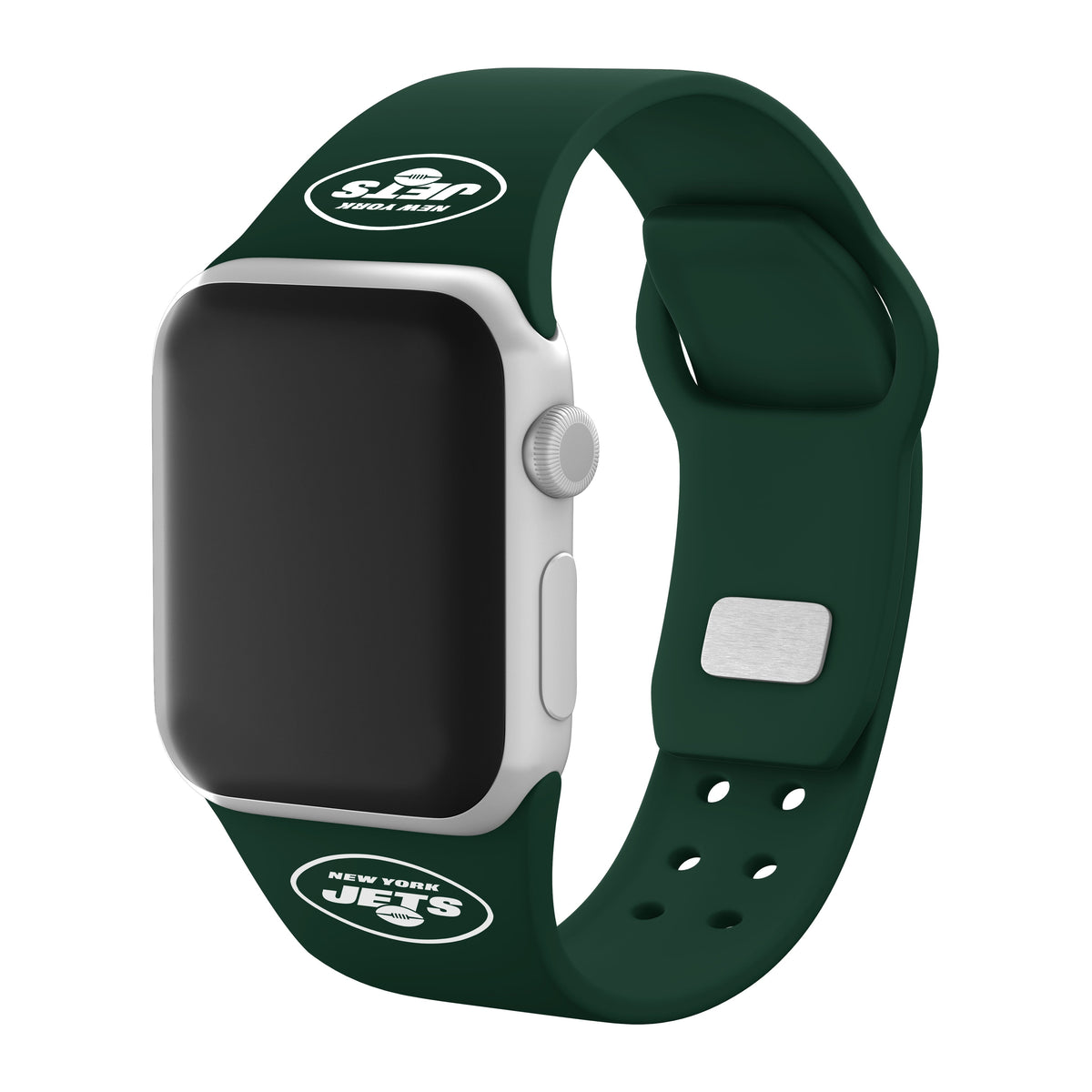 New York Jets Silicone Apple Watch Band - Game Time