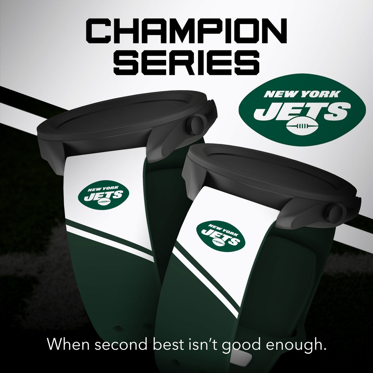 New York Jets HD Champion Series Samsung Galaxy Watch Band