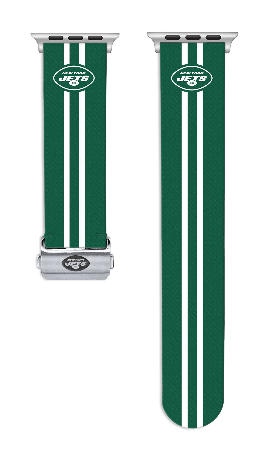 New York Jets Full Print Watch Band With Engraved Buckle - AffinityBands