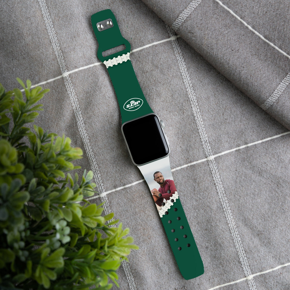 New York Jets Custom Photo HD Apple Watch Band