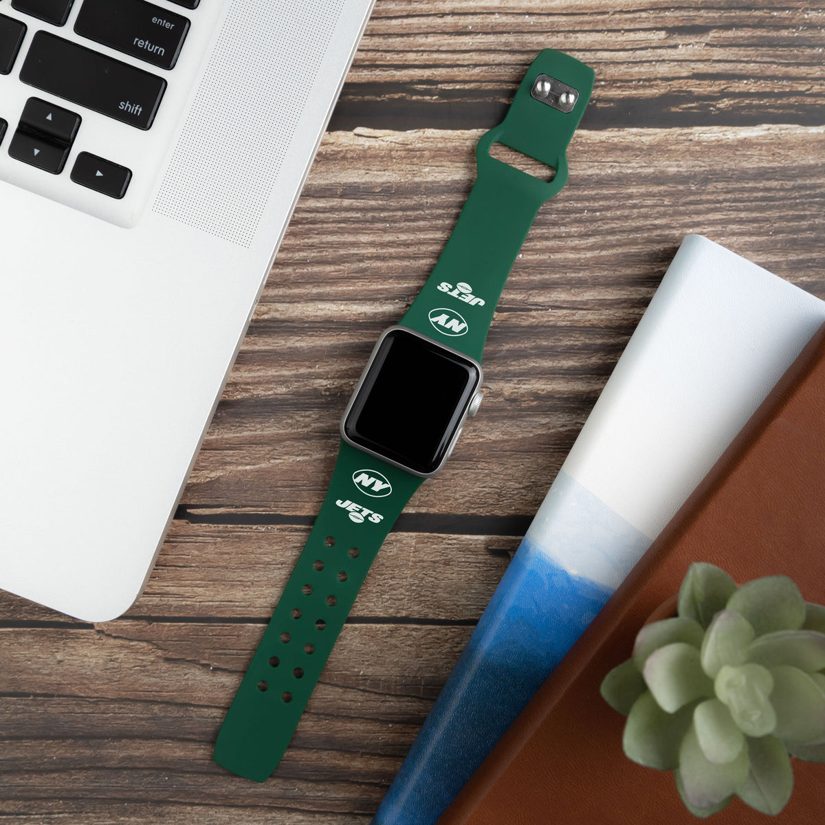 GAME TIME New York Jets HD Elite Edition Apple Watch Band