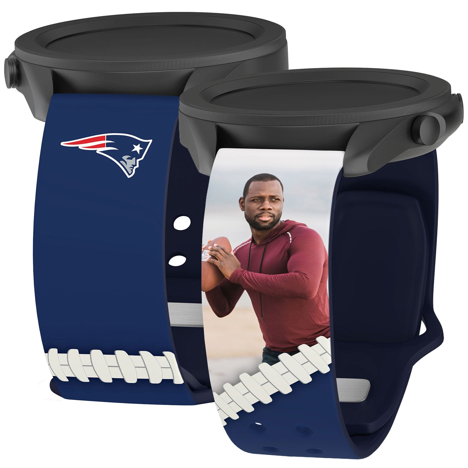 New England Patriots Custom Photo HD Samsung Galaxy Watch Band